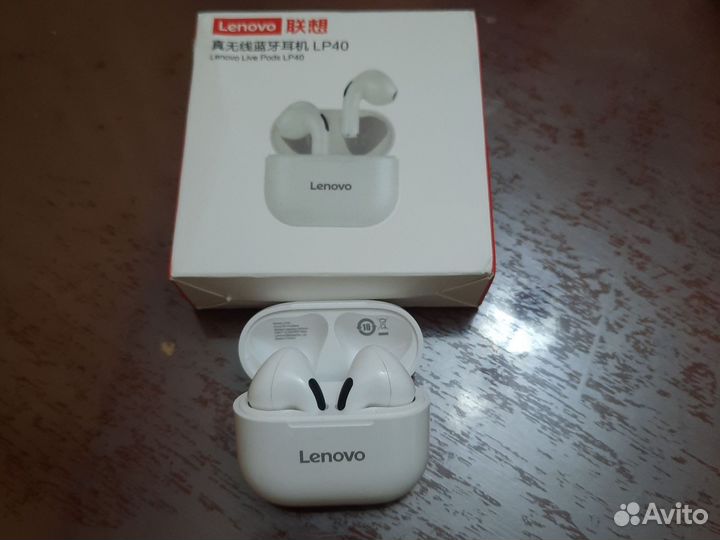 Lenovo беспроводные наушники