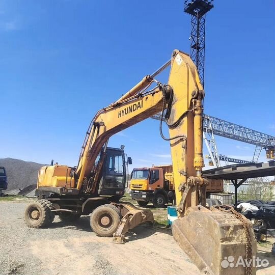 Колёсный экскаватор Hyundai R200W-7, 2008