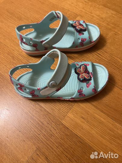 Сандали для девочки резиновые