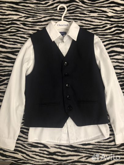 Школьный костюм для мальчика 128 синий