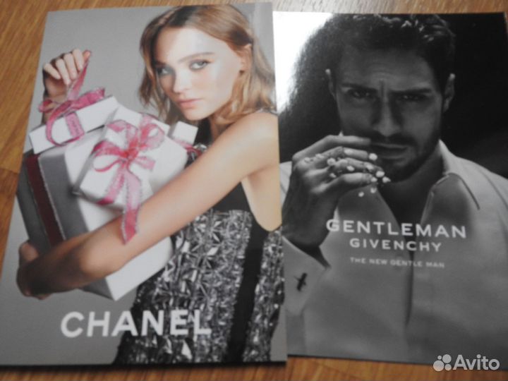 Открытки,реклама Chanel,Guerlain