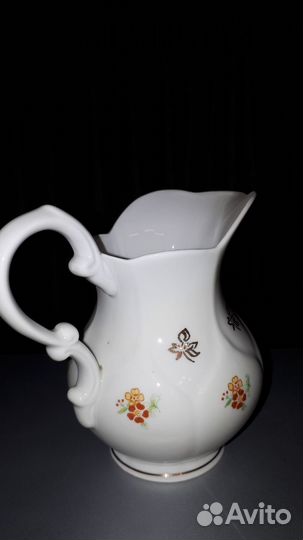 Молочник фарфор СССР