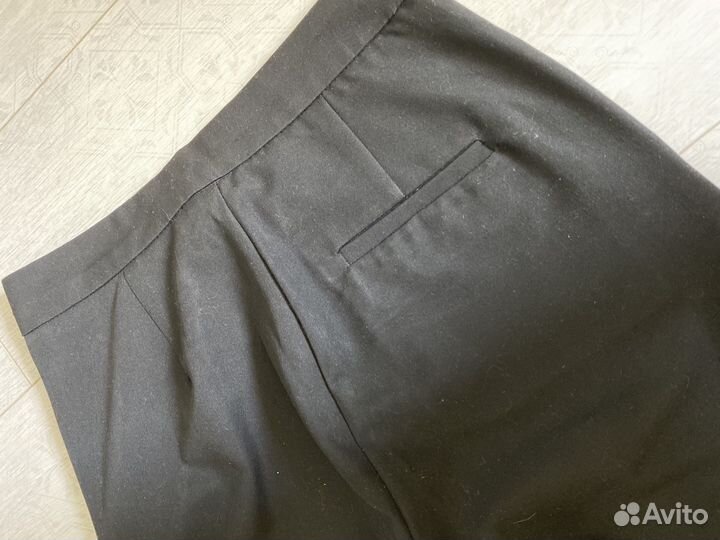 Брюки zara 40 42 палаццо классические широкие