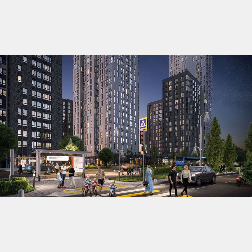 3-к. квартира, 84,5 м², 6/11 эт.