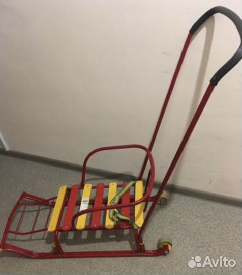 Санки тимка 5 с колёсиками