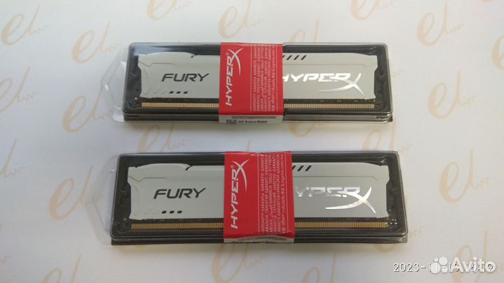 Озу Hyper X 8gb + 8gb 1600 мгц (цена за две)
