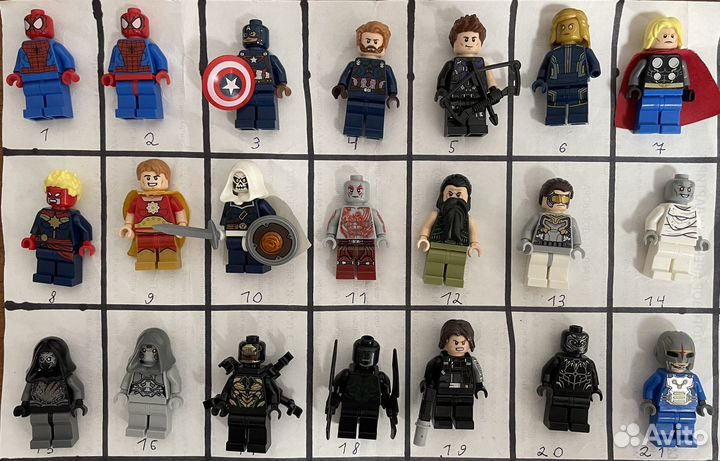 Lego Minifigures marvel