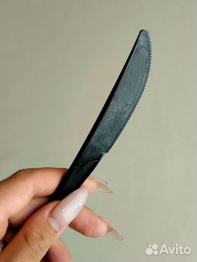 Ножи черные из кукурузного крахмала