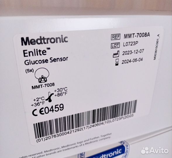 Сенсор глюкозы Enlite
