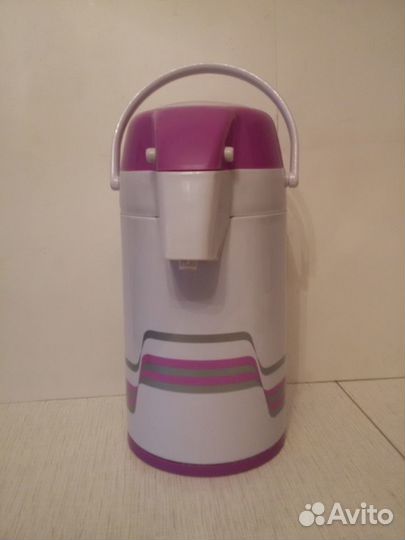 Термос помповый King на 2.5 л. новый