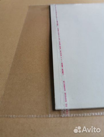 Пакеты для виниловых пластинок, внешние с клапаном объявление продам