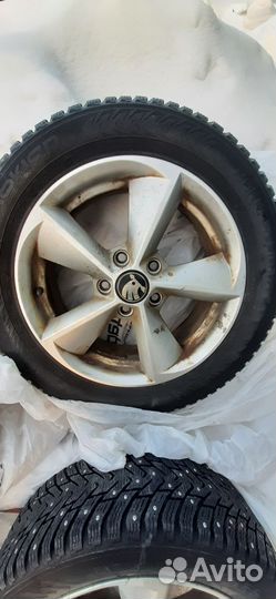 Оригинальные диски на skoda octavia а5 r 16