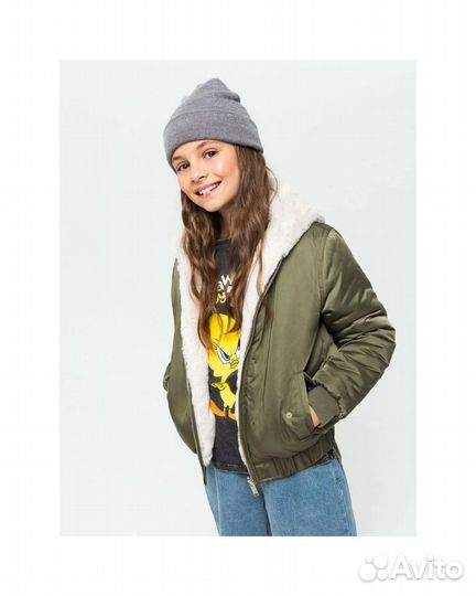 Новая куртка шубка Sela на девочку 122-134