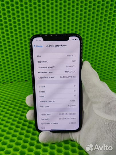 iPhone xs 64 gb