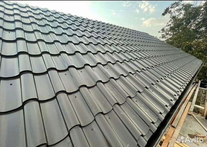Кровля металлочерепица шифер