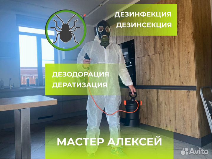 Дезинфекция. Уничтожение клопов, тараканов, блох