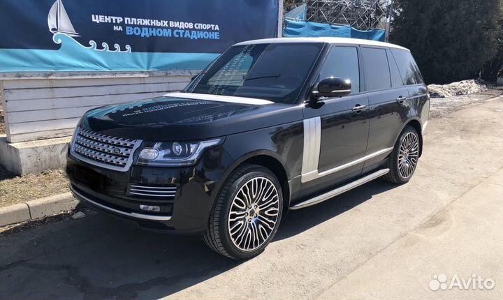 Жабры серебристые Range Rover Vogue