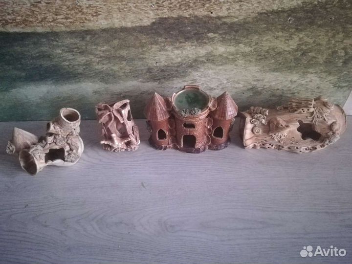 Домики для аквариума