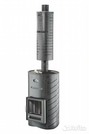 Дровяная банная печь Ферингер уют-18 в кожухе