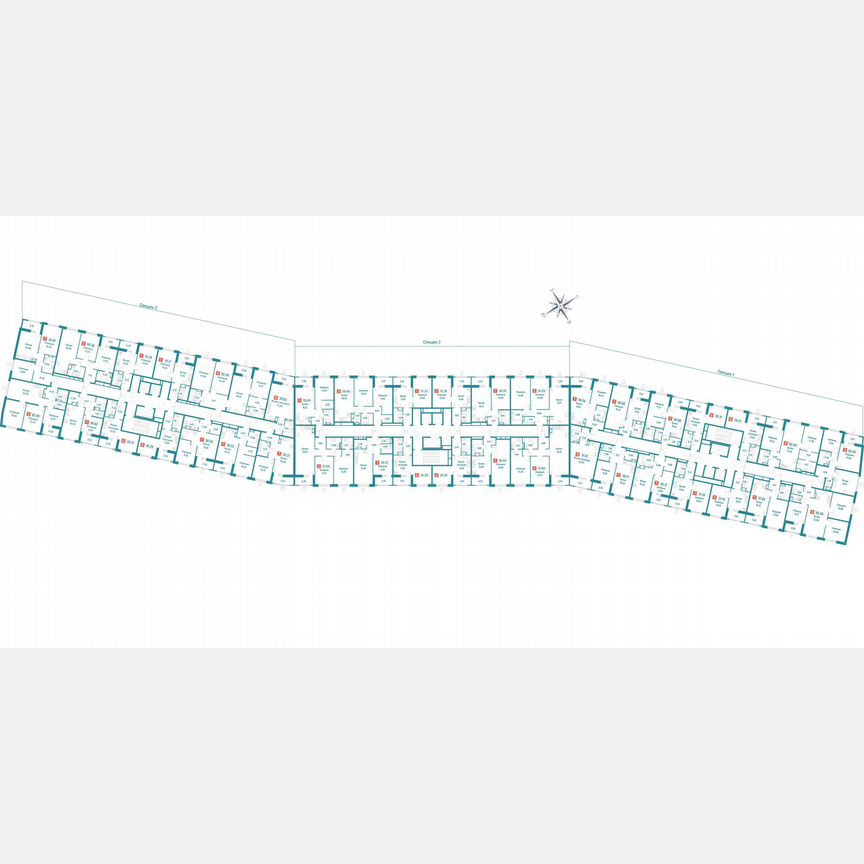 3-к. квартира, 66,6 м², 11/18 эт.