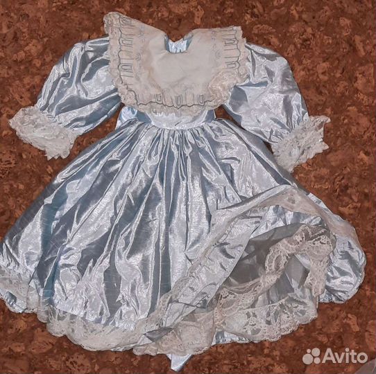 Винтажный Наряд/Платье для Большой/Огромной Куклы