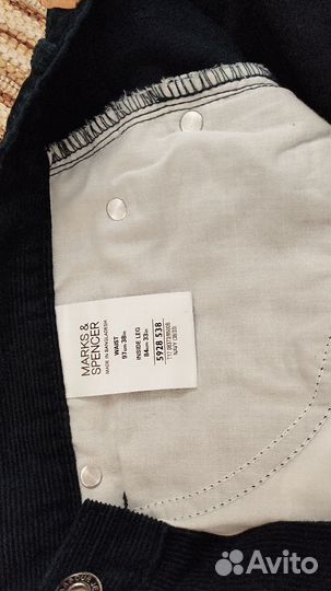 Вельветовые джинсы