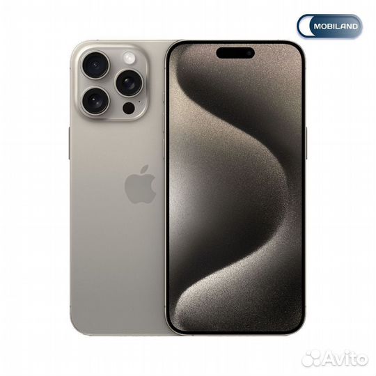 iPhone 15 Pro Max Natural Titanium 1тб A3106