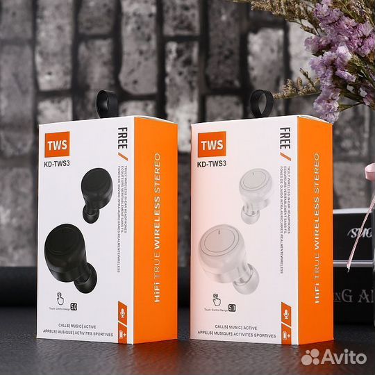 Наушники вкладыши беспроводные kadum KD-TWS3 bluet