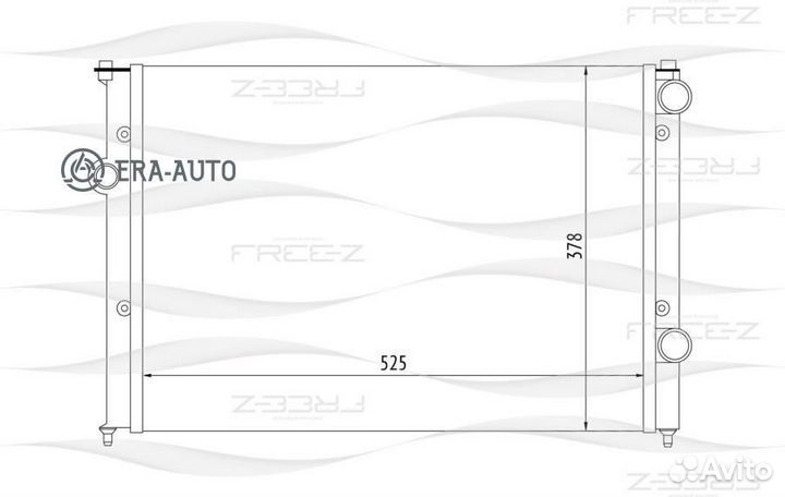 Free-Z KK0204 Радиатор