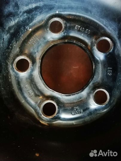 Колесо на volkswagen r15 1шт