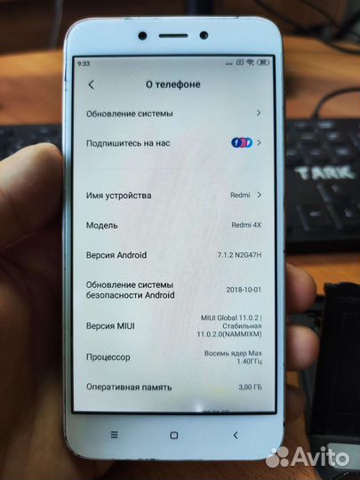 Телефон xiaomi redmi 4x