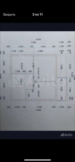 Коттедж 100 м² на участке 1,5 сот.