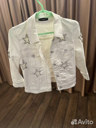 Джинсовая куртка xs