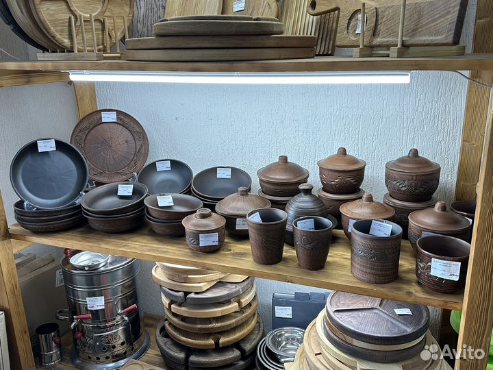 Посуда из красной глины