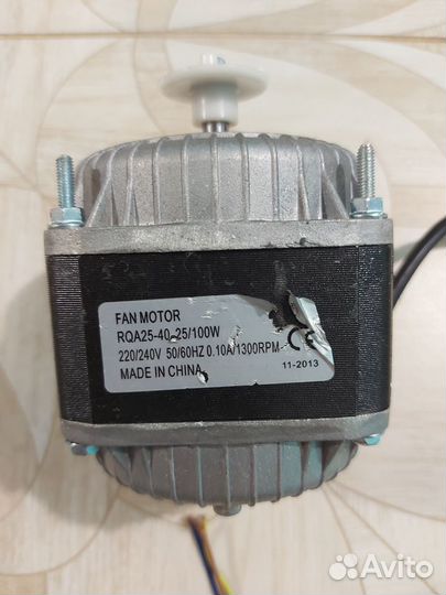 Электродвигатель 100w 220 вольт 1300 rpm
