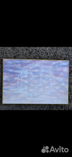 Картина Цветок жизни акрил