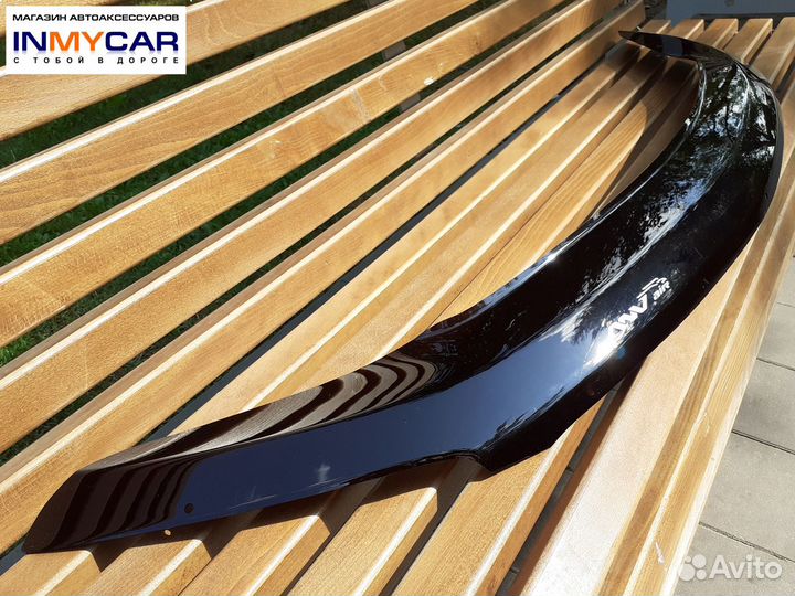 Дефлектор капота Hyundai Santa Fe 3 (2012-2018)