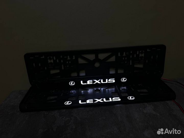 Рамка номерного знака led подсветка