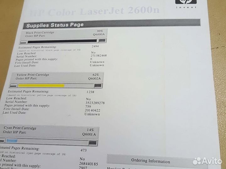 Картридж Q6002A