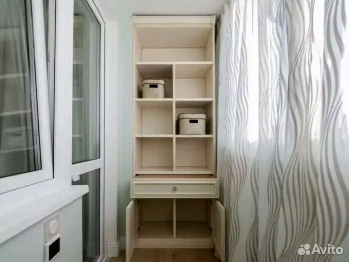 Шкаф на балкон на заказ по вашим размерам