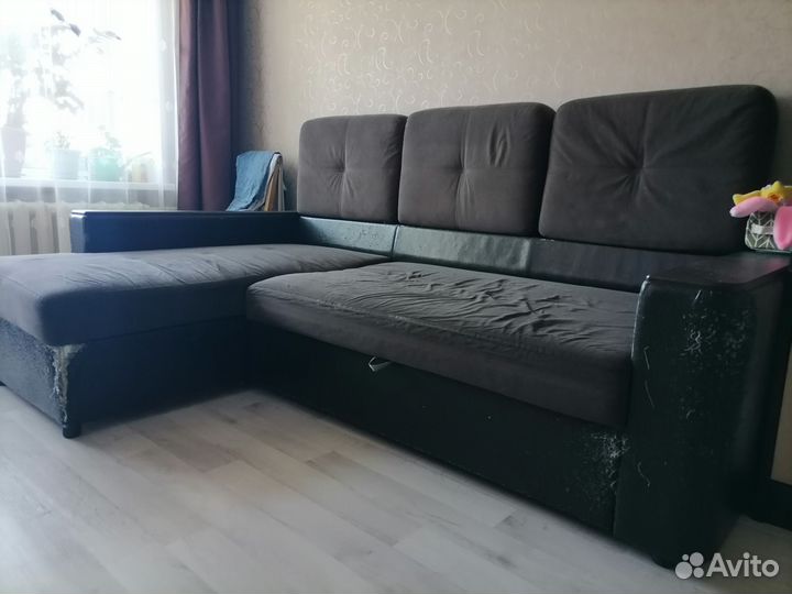 Угловой диван бу