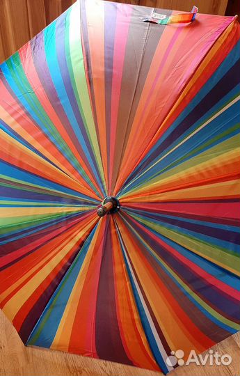 Зонт-трость женский новый. Полуавтомат