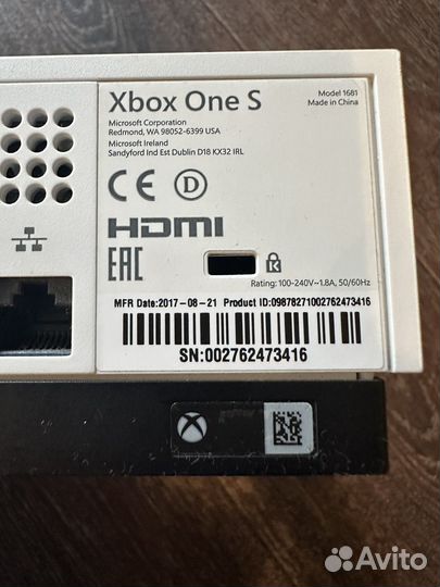 Xbox one S 500 gb