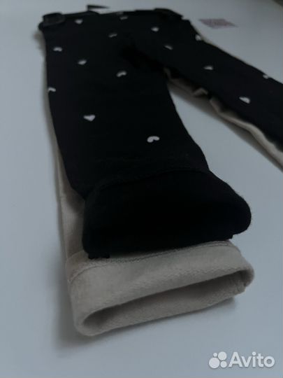 Леггинсы утепленные на флисе на девочку h&m 98 134