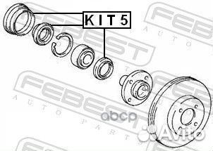 Сальники ступицы колеса (комплект) toyota corol