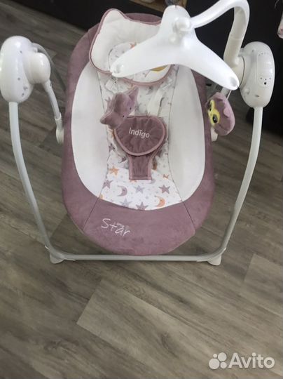 Детские электронные качели для новорожденных