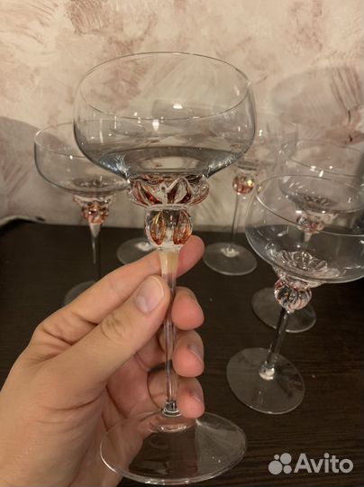 Бокалы из Муранского стекла (6шт)