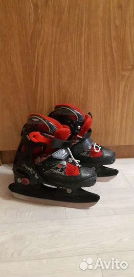 Коньки детские раздвижные размер 31-33