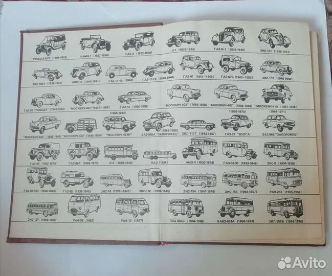 Автомобильный справочник советских машин
