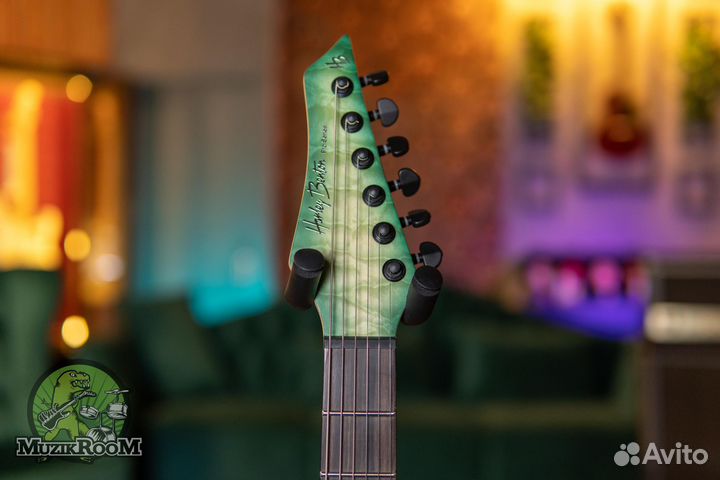 Harley Benton Amarok-6 egnt Quilted Burst